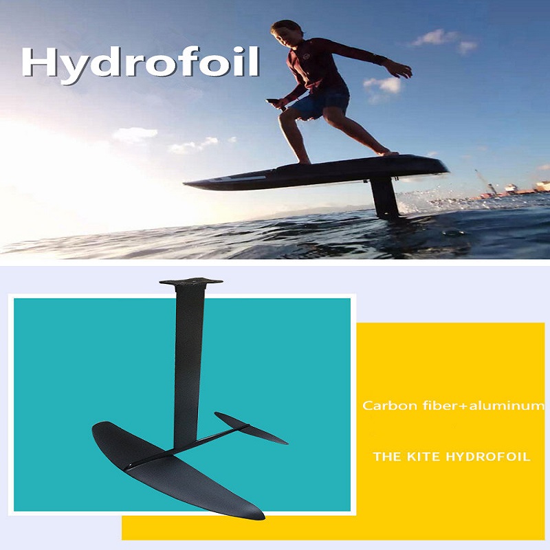 Nytt design av kolfibermaterial sup/windsurf/kite board aluminium kolhydrofoil till salu